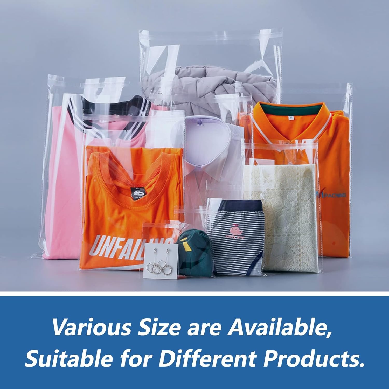 Bolsas de celofán pequeñas transparentes de 4 x 6 pulgadas (100 unidades) – Bolsas de polietileno de plástico para violonchelo autoadhesivas- para