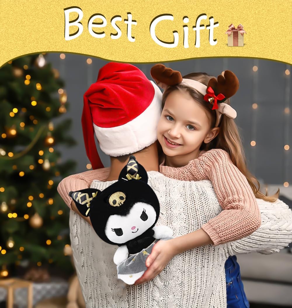 Kuromi – Lindo juguete de peluche de gatito, peluche de almohada, juguetes suaves de muñeca, juguete de animales de peluche, regalos de cumpleaños