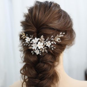 Accesorios para el cabello de boda nupcial, ramitas de perlas y peine de flores blancas, enredaderas para bodas, fiestas, novias, mujeres, niñas, Accesorios para el cabello de boda nupcial, ramitas de perlas y peine de flores blancas, enredaderas para bodas, fiestas, novias, mujeres, niñas,