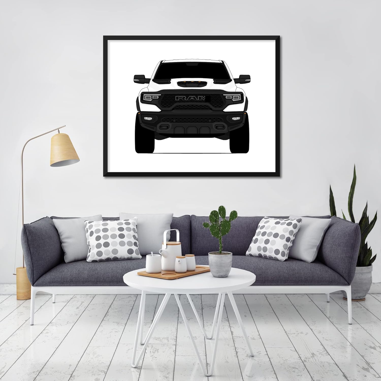 CUSTOMIZABLE COLOR Ram 1500 TRX (2021-Present) 5th Generation Inspired Poster Print Wall Art Decor Handmade (Unframed)