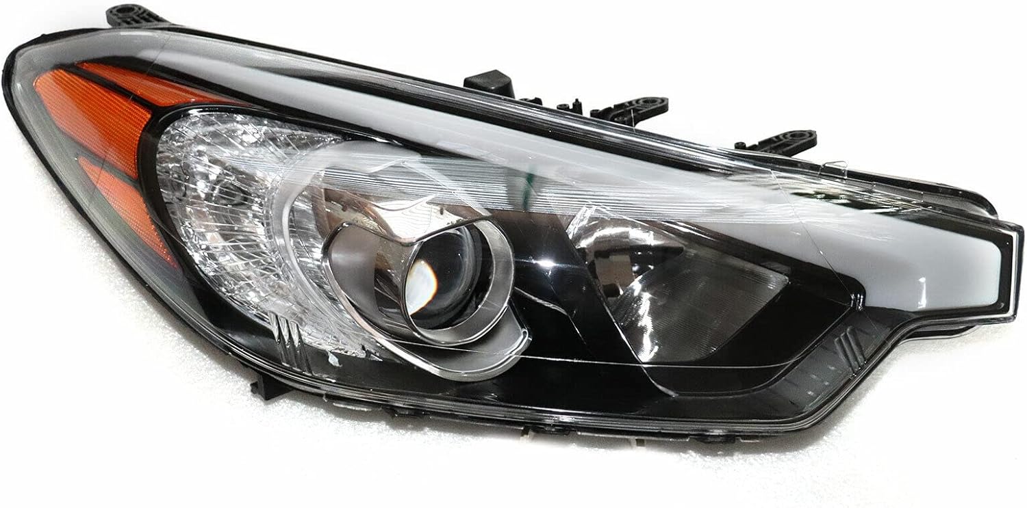 Faros delanteros halógenos, lado derecho del acompañante, repuesto para KIA Forte y KIA Forte Koup y KIA Forte5 2014-2016, 92102A7200 KI2503170