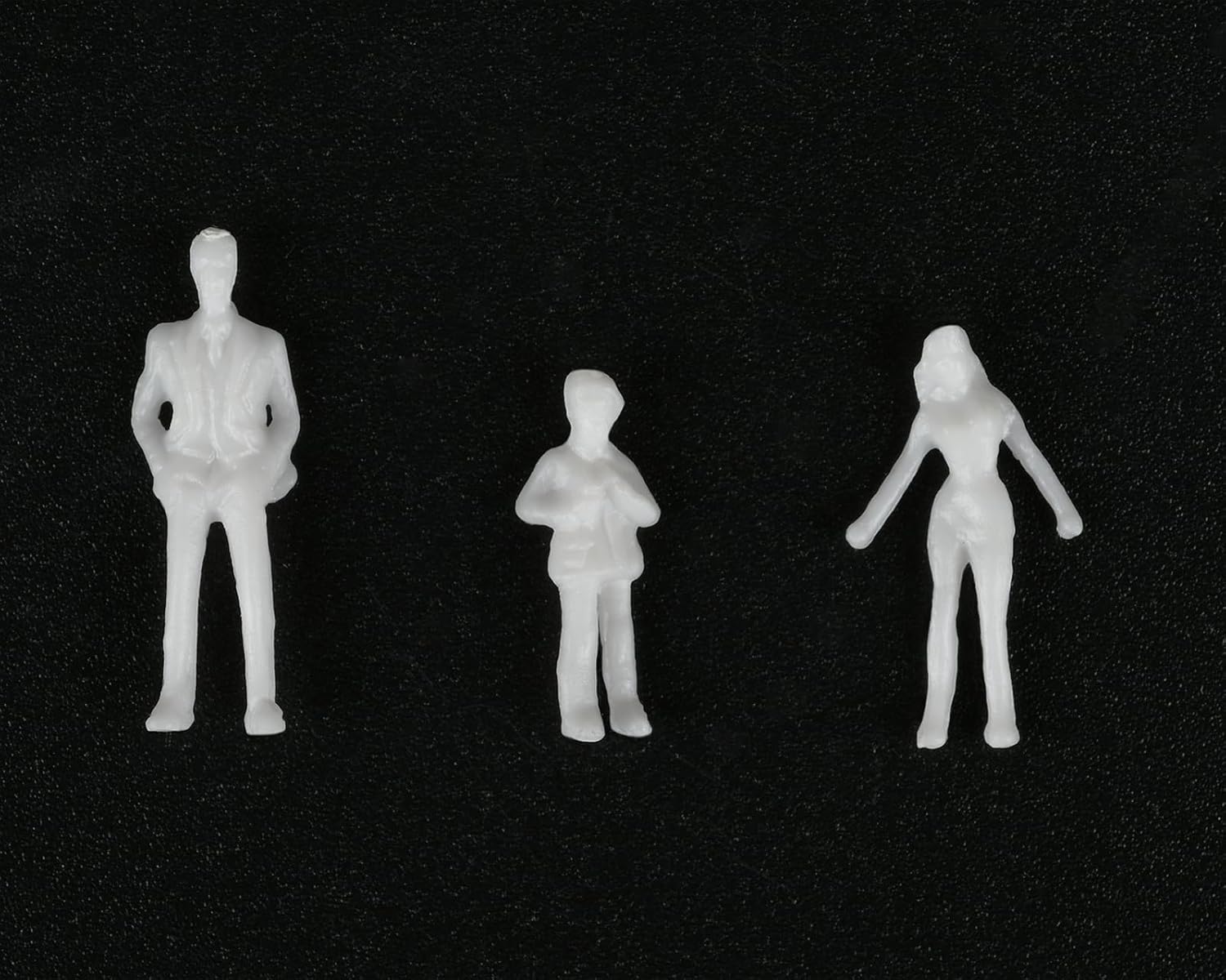 DS. DISTINCTIVE STYLE Figuras sin pintar a escala 1100 100 piezas surtidas poses en miniatura para diseño arquitectónico, proyecto de decoración de