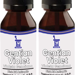Líquido antiséptico de primeros auxilios violeta de genciana, fabricado en Estados Unidos, 1 onza líquida (2 botellas) Líquido antiséptico de primeros auxilios violeta de genciana, fabricado en Estados Unidos, 1 onza líquida (2 botellas)