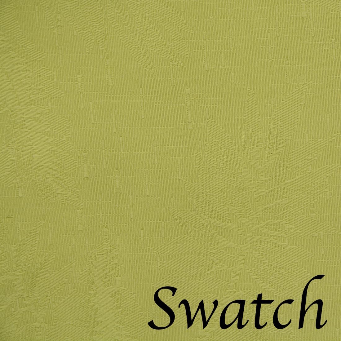 Sweet Pea Linens Juego de dos manteles individuales rectangulares de jacquard verde lima