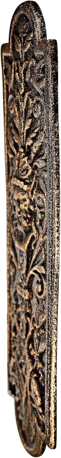 Design Toscano Greenman – Placa de hierro para puerta, color bronce