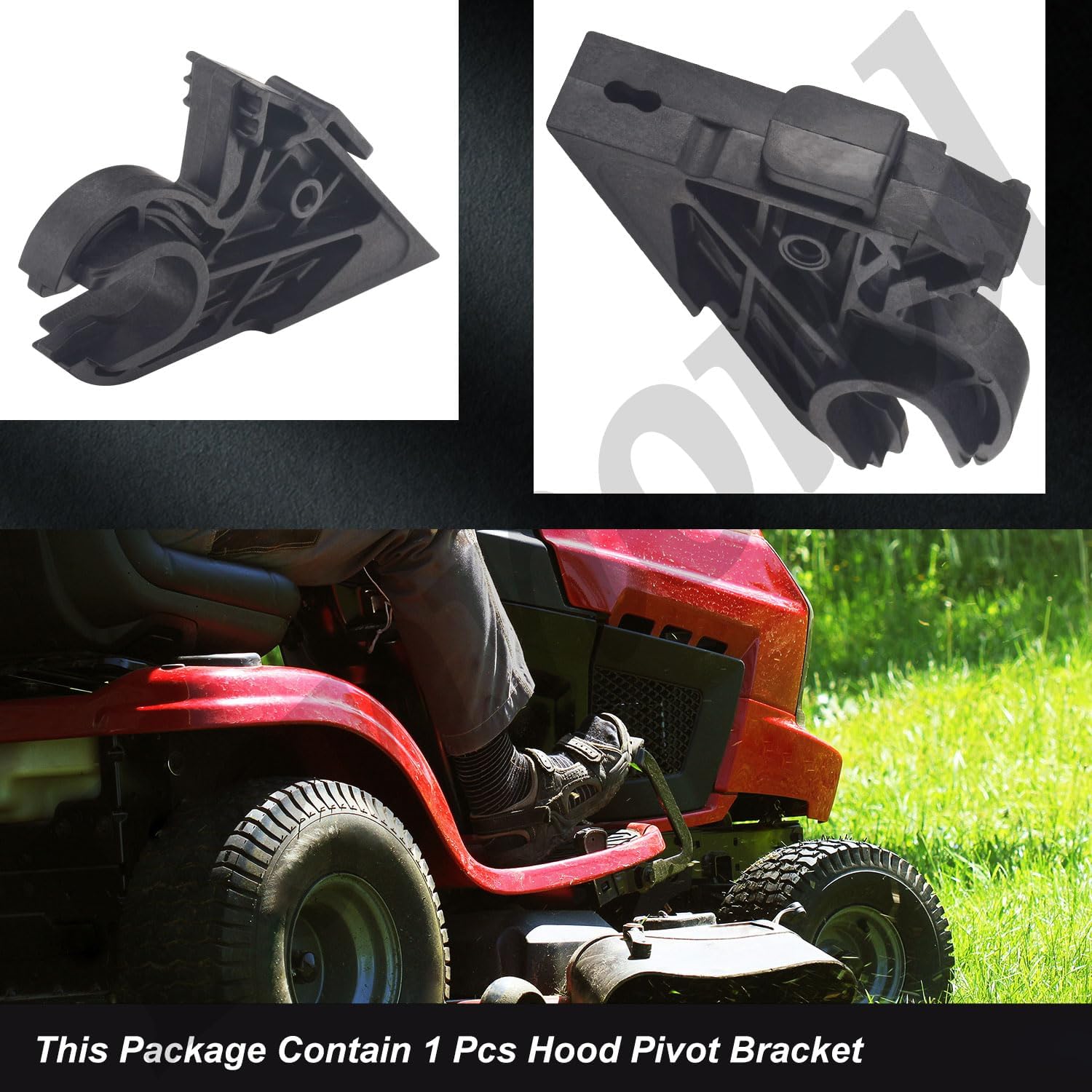 731-10069D Soporte de pivote de repuesto compatible con Craftsman CUB Cadet Lawn Tractor SLX54 SLX50 ST54 GX54 GX50 247202420 247270480 247270550,