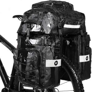 Rhinowalk Bolsa de bicicleta para bicicleta, bolsa de carga, bolsa de sillín para bicicleta, bolsa de hombro, bolsa de alforja para portátil, bolsa Rhinowalk Bolsa de bicicleta para bicicleta, bolsa de carga, bolsa de sillín para bicicleta, bolsa de hombro, bolsa de alforja para portátil, bolsa