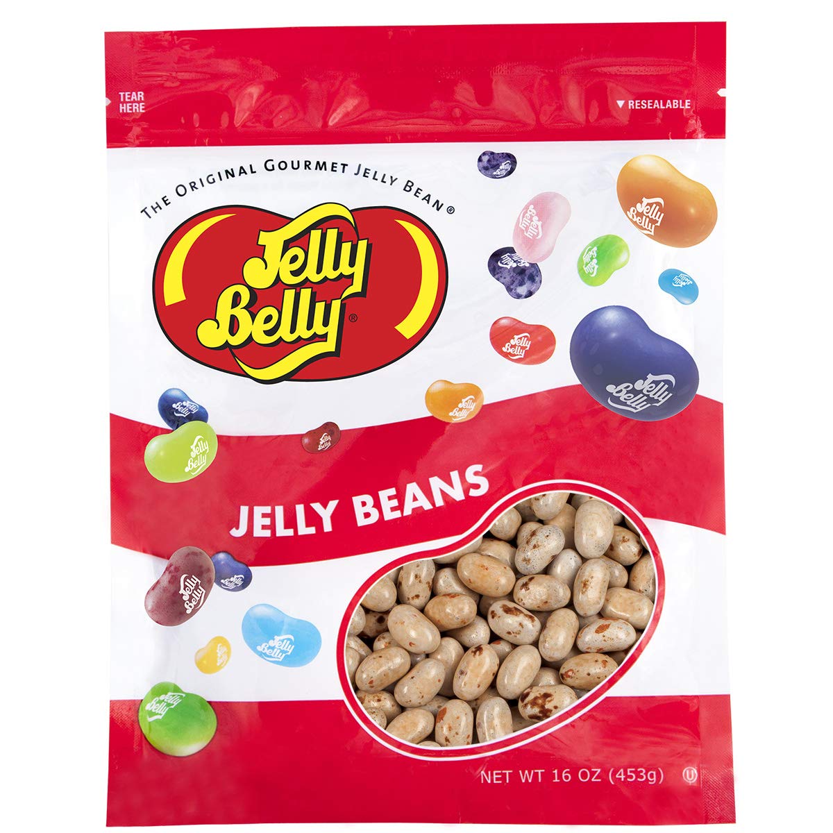 Jelly Belly S’mores Jelly Beans – Bolsa resellable de 1 libra (16 onzas), oficial, genuina, directamente de la fuente