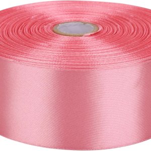 Cinta de satén color oro rosa de 1.5 pulgadas, rollo de cinta de 50 yds de tela unicolor, para invitaciones de boda, ramos de novia, costura, Cinta de satén color oro rosa de 1.5 pulgadas, rollo de cinta de 50 yds de tela unicolor, para invitaciones de boda, ramos de novia, costura,