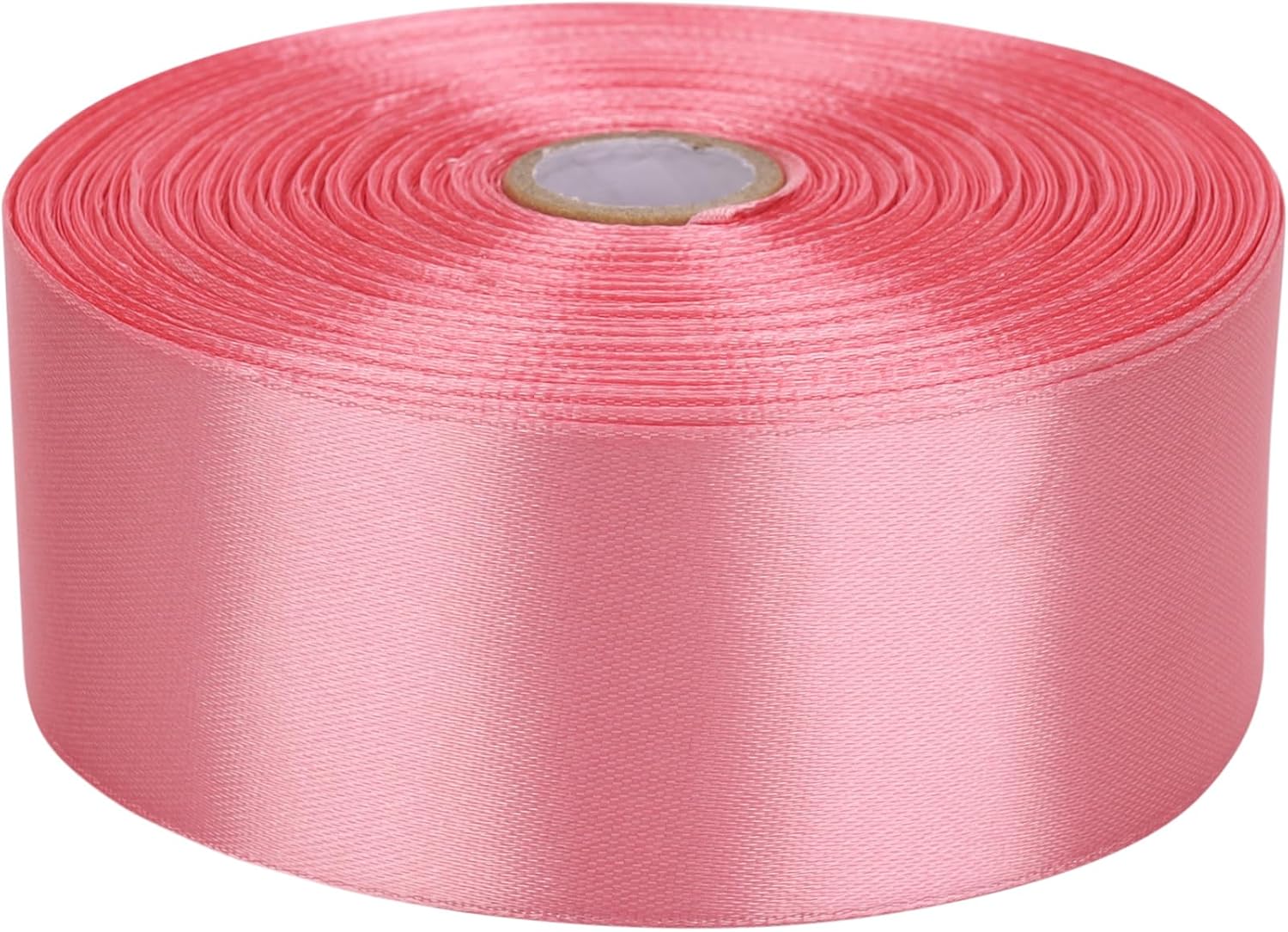 Cinta de satén color oro rosa de 1.5 pulgadas, rollo de cinta de 50 yds de tela unicolor, para invitaciones de boda, ramos de novia, costura,