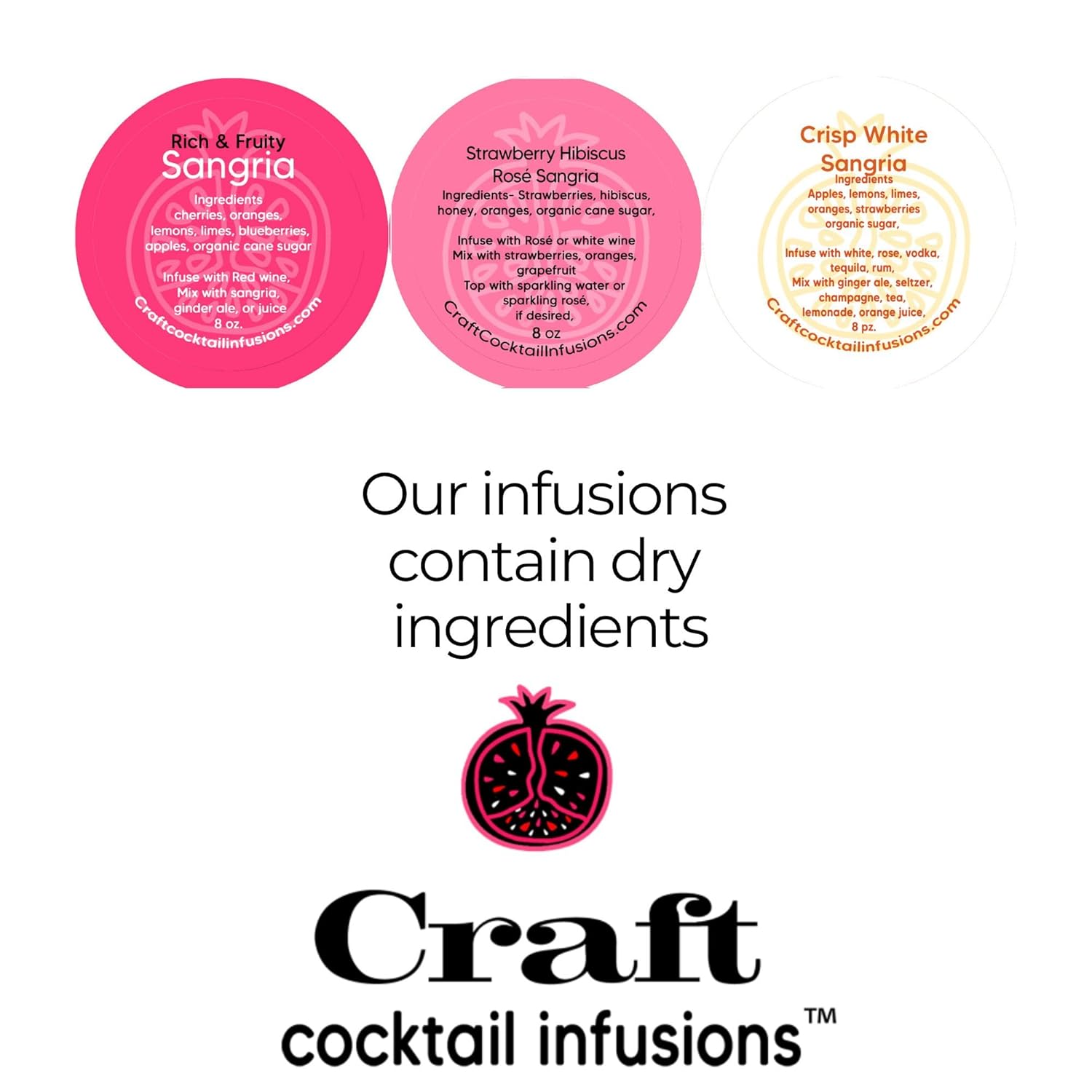 Craft Cocktail Infusions  Set de infusión de sangría  Kits de cóctel y mocktail  Sets de regalo  Regalos de fiesta