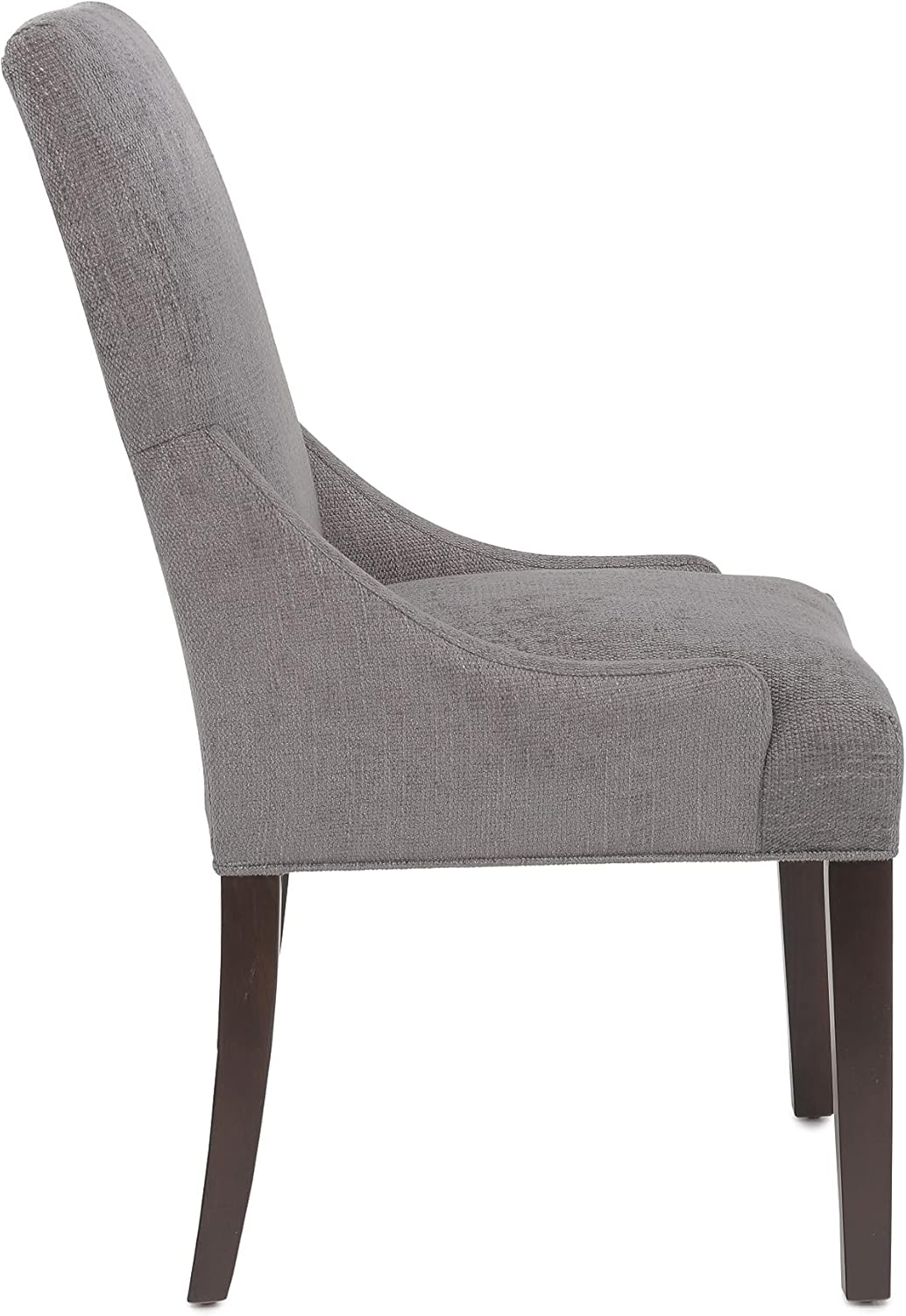 Marie Collection – Juego de 2 sillas de comedor tapizadas modernas, muebles de cocina de lujo con elegante acento de cabeza de clavo, 27.5 pulgadas