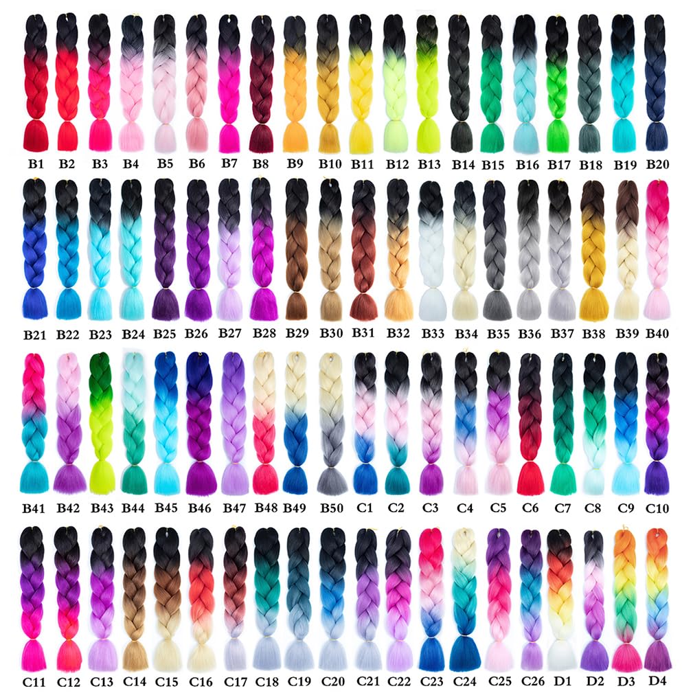 Extensiones de cabello de ganchillo de color rojo degradado de 24 pulgadas, extensiones de cabello de ganchillo preenrolladas hechas a mano, 3