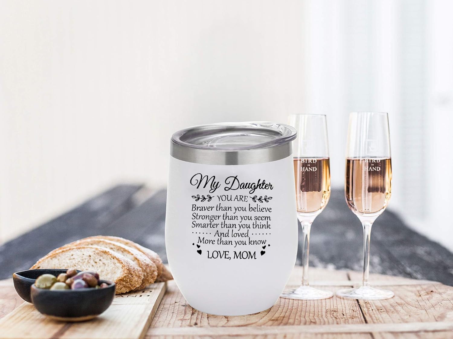FAYERXL Vaso de vino de 12 onzas con refranes para mujeres, regalos de vino grabados para mujeres, dulces 16 regalos para niñas de mamá, regalos