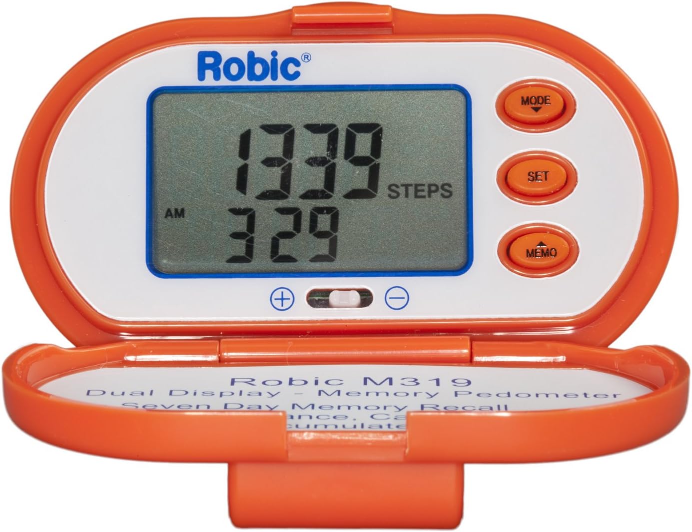 Robic Dual Display memoria podómetro