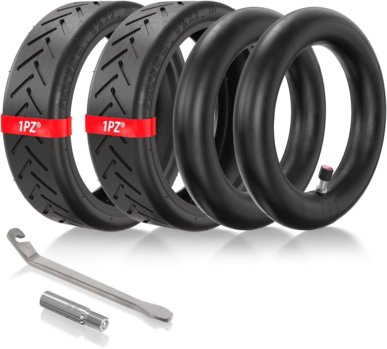 1PZ MT8-X02 – Tubo interior de 8.5 pulgadas de 8.5 pulgadas x 2 pulgadas, reemplazo de neumáticos para Mijia Xiaomi M365 Pro Gotrax Scooter