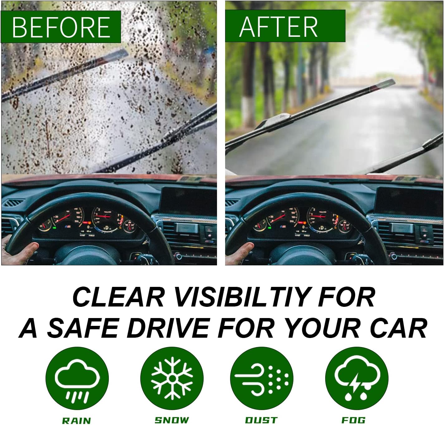 2 Factory Wiper Blades Replacement for VW Volkswagen Atlas 2018-2022 Original Equipment Windshield Wiper Blades Set – 26″+22″ (Set of 2) Top Lock