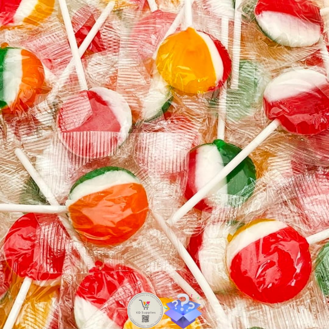 Colombina Tiger Pops – Caramelos clásicos surtidos con sabor a fruta (2 libras) + dulces misteriosos adicionales