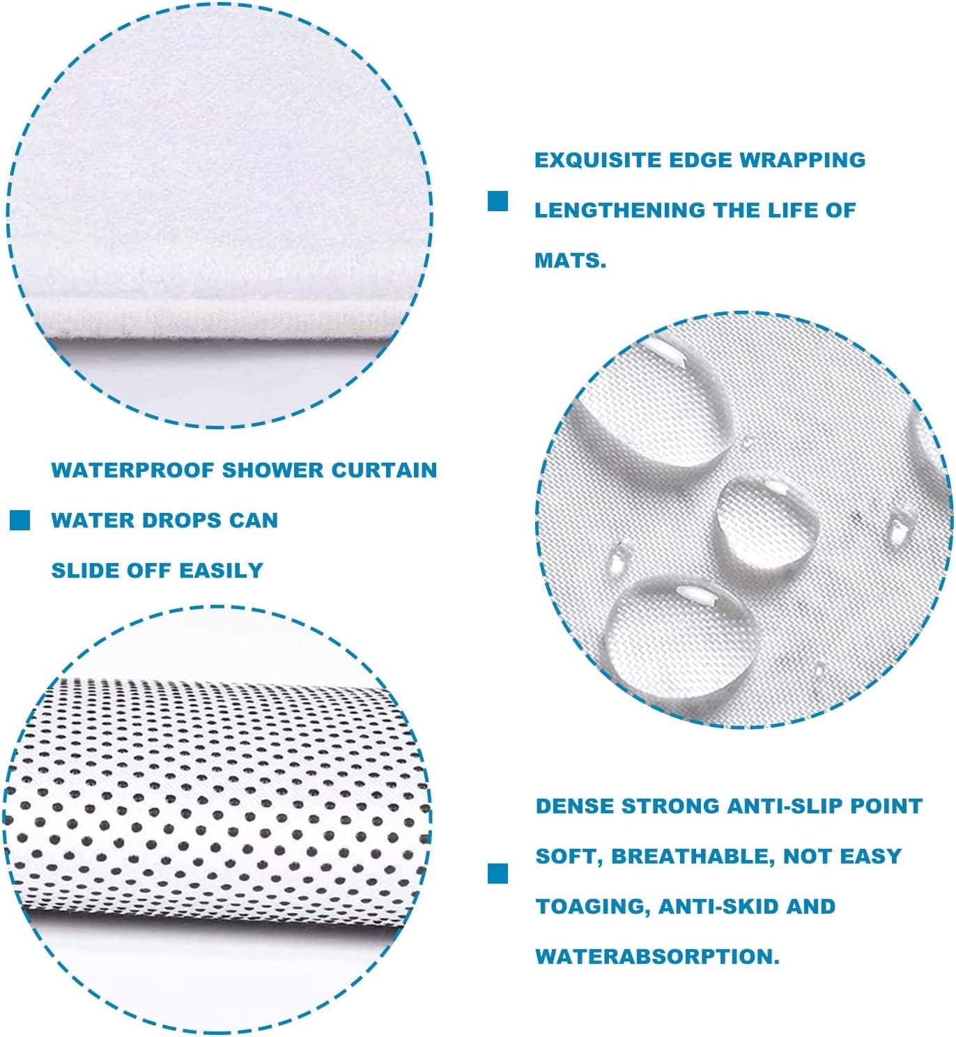 Juego de 4 cortinas de ducha de Mario para baño, cubierta para tapa de inodoro y tapete de baño, alfombras antideslizantes, duraderas e