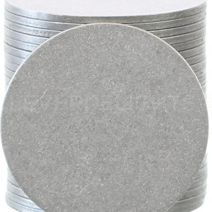 CleverDelights 1.5 pulgadas de estampado redondo en blanco  Paquete de 10  Etiquetas de discos de aluminio de 14GA (0.063″) CleverDelights 1.5 pulgadas de estampado redondo en blanco  Paquete de 10  Etiquetas de discos de aluminio de 14GA (0.063″)