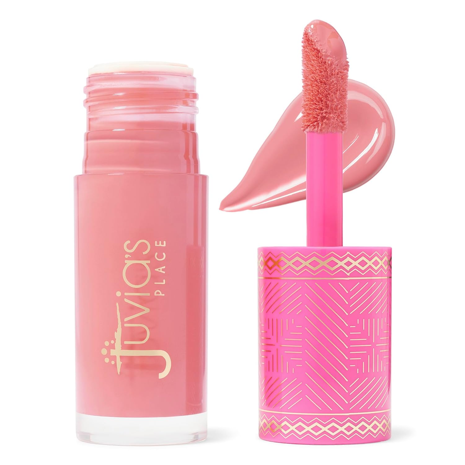 Juvia’s Place Rubor líquido coloreado RoseyPosey  tinte húmedo mejillas maquillaje brillo pigmento belleza larga duración cosméticos suave cremoso