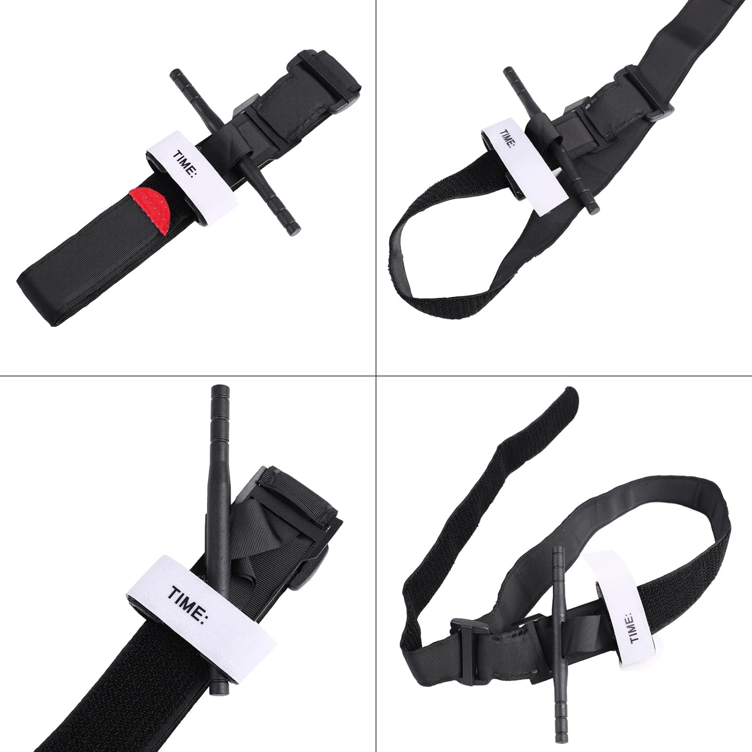 Kit de torniquete de 3 unidades, alpinismo al aire libre, campamento, aventura, hogar, kit de torniquetes tácticos de emergencia para primeros