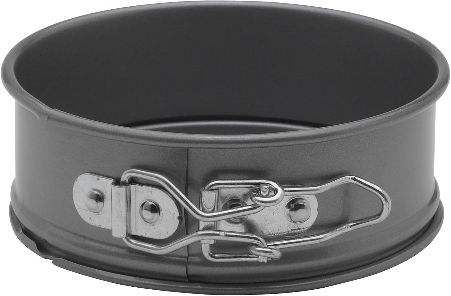 Mrs. Anderson’s Baking Mini molde desmontable, acero al carbono con revestimiento antiadherente, libre de PFOA, redondo, 4.5 pulgadas