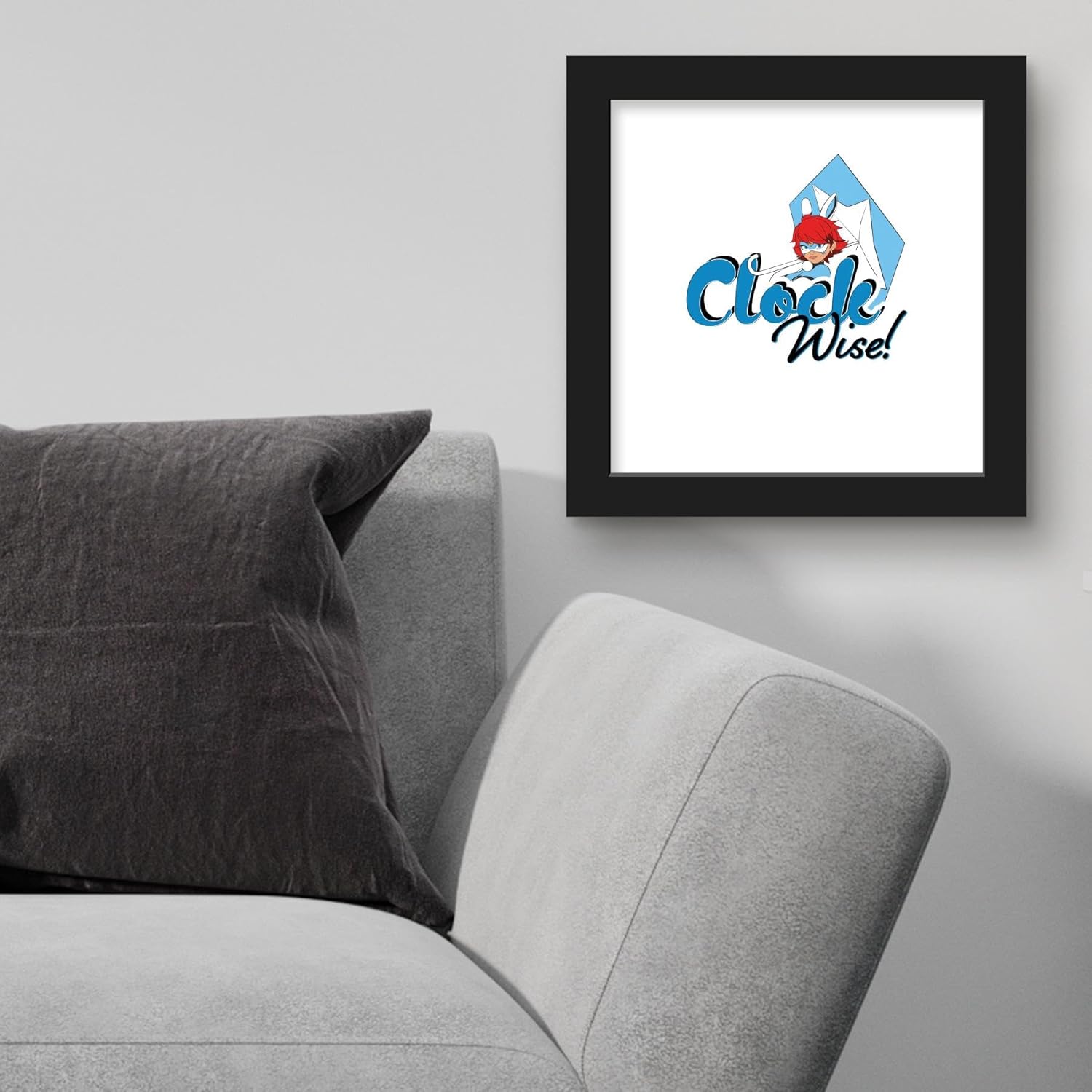 Trends International Gallery Pops Miraculous Tales of Ladybug & Cat Noir – Póster de pared Bunnix Clock Wise, 12.00 x 12.00 pulgadas, versión de
