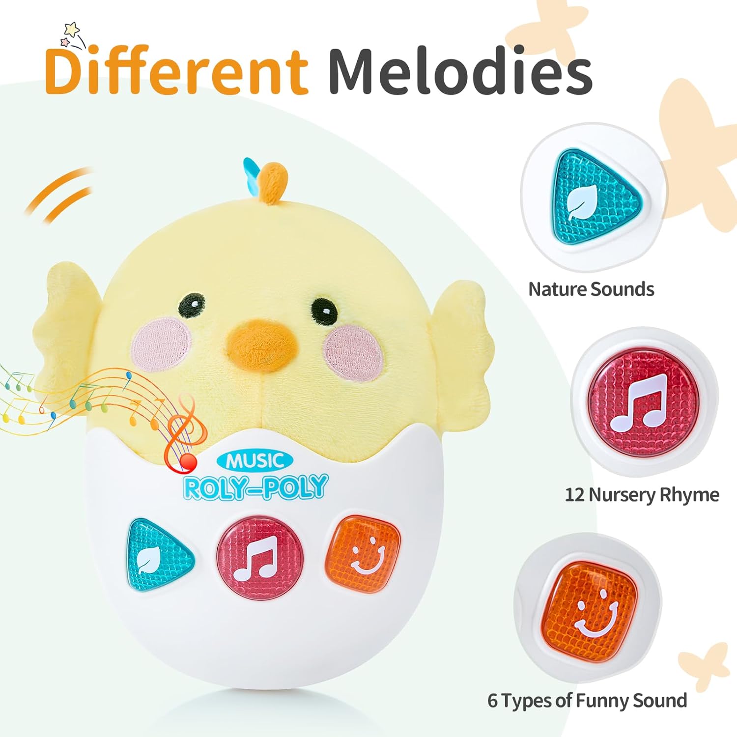 Juguetes sensoriales para bebés de 1 a 3 años, juguetes musicales Baby Einstein de 6 a 12 meses, juguetes de aprendizaje para la dentición para