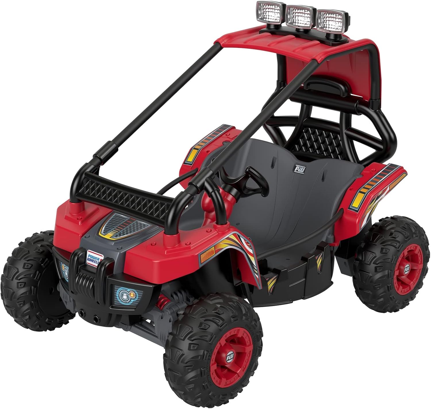 Power Wheels Baja Trailster – Juguete de montar a batería, simulación de dunas, tracción multiterreno, juguete preescolar, asientos 2, a partir de 3
