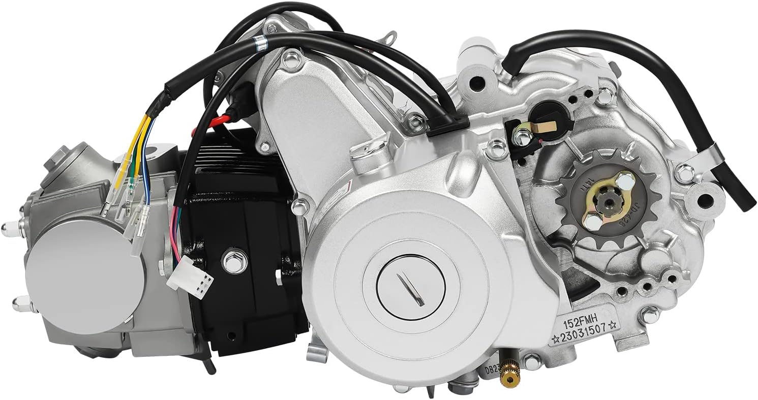 Motor semiautomático de arranque eléctrico de 125 CC de 4 tiempos, motor de un solo cilindro, motor ATV de 3 velocidades con electricidad inversa,