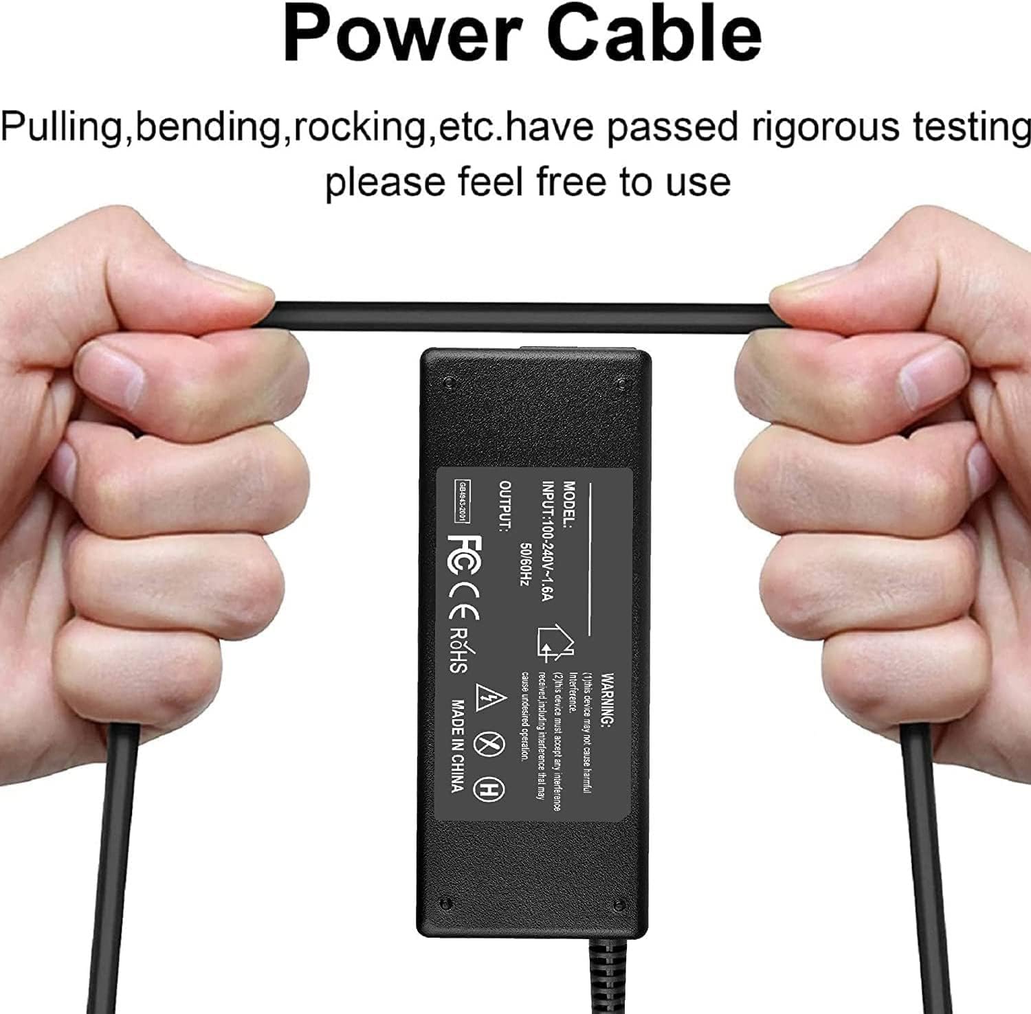 Guy-Tech Adaptador de 19 V CACC compatible con LG 26LN4500 26LN4500-UA LGE 26 pulgadas LED HD TV LCD HDTV 19VDC DC19V 19.0V 19.0V 19 voltios cable