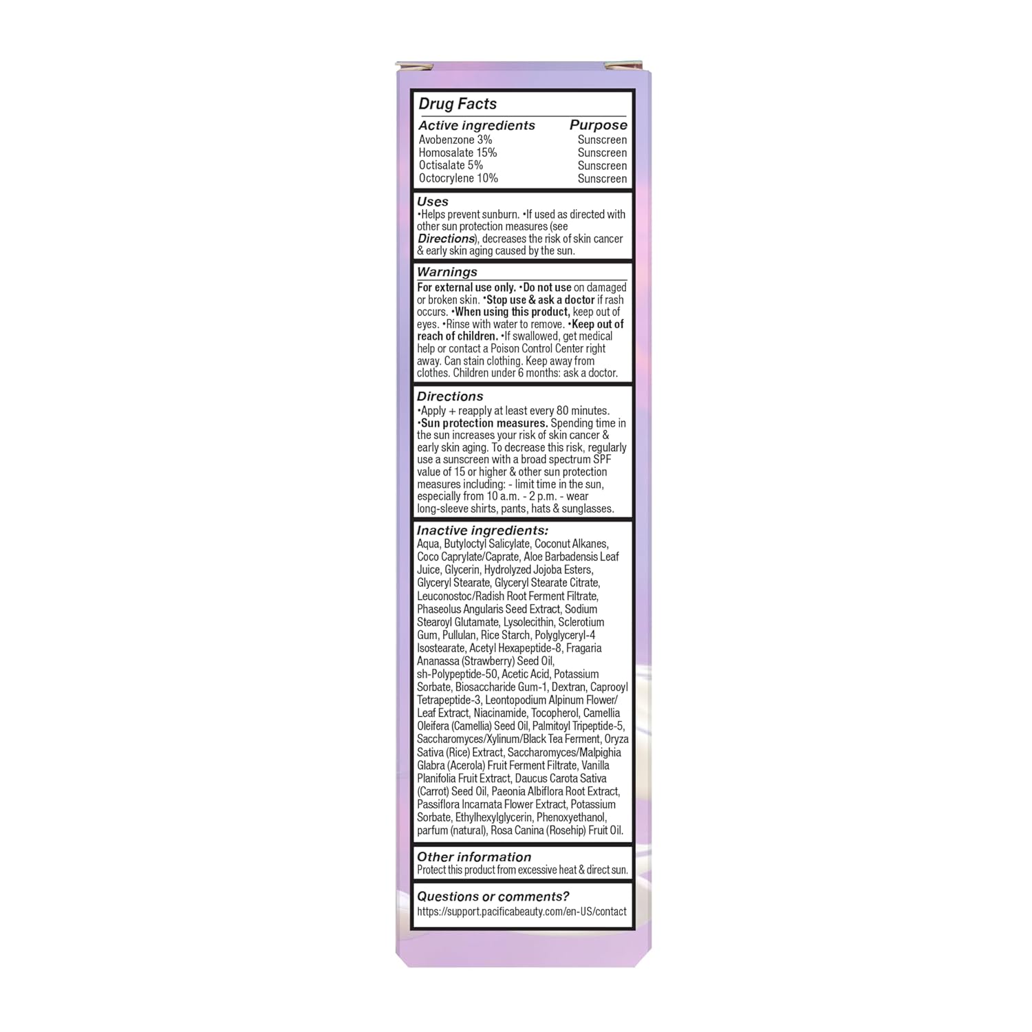Pacifica Beauty, Future Youth Daily Turnaround Hidratante Hidratante SPF 50, Protector Solar Facial Ligero, Absorción Rápida, Combate los Signos del