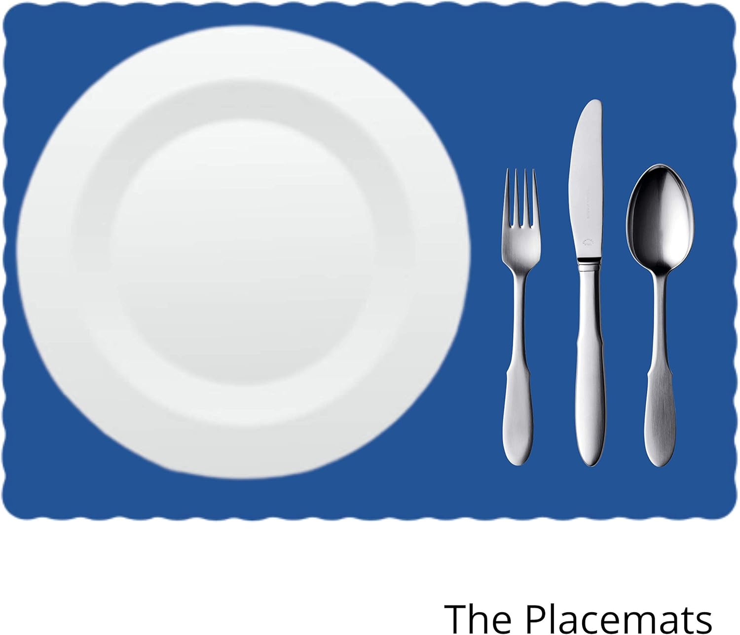 Manteles individuales de papel para mesa de comedor, desechables, bordes festoneados, ideales para fiestas y decoraciones de mesa de Navidad, 10 x