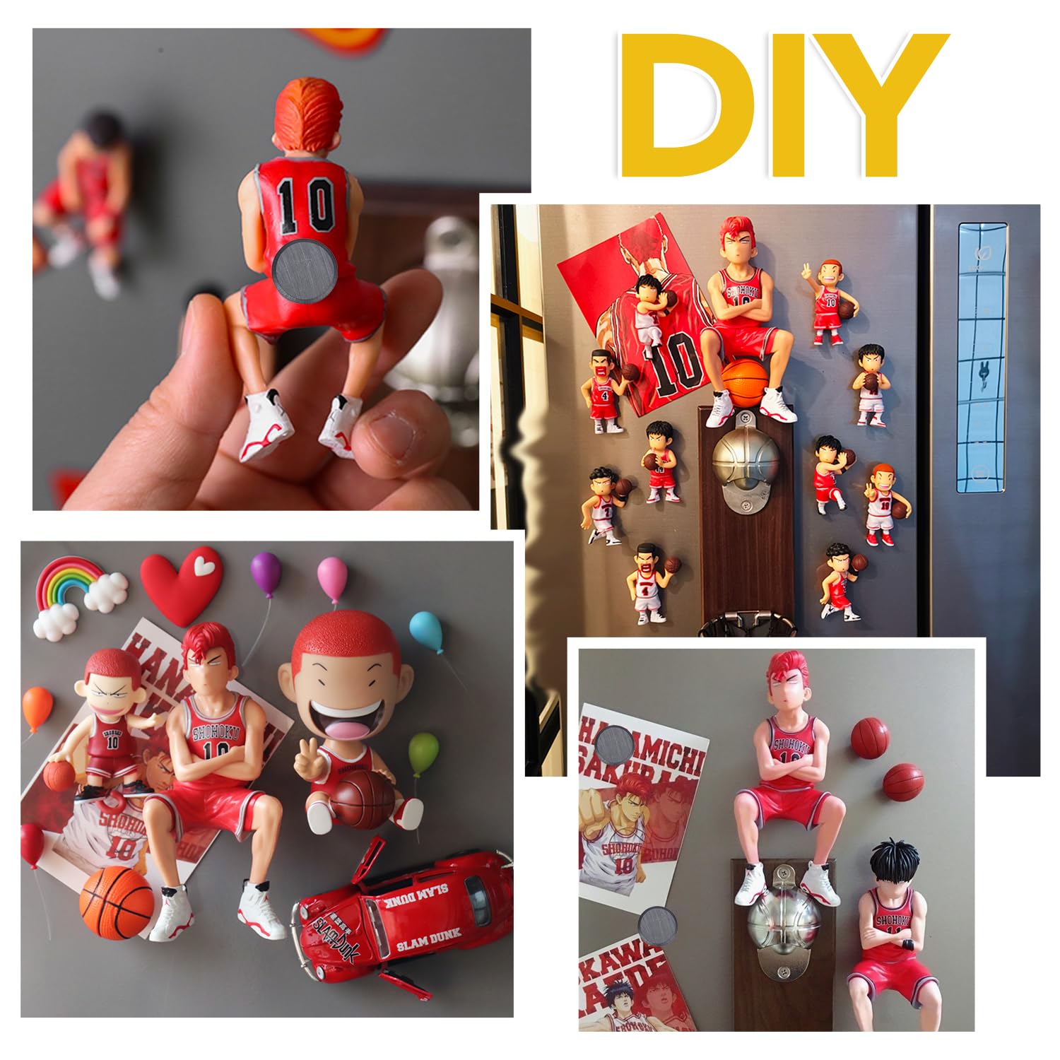 DIYMAG 70 imanes pequeños de cerámica para manualidades, imanes de disco redondos con respaldo adhesivo, imanes fuertes para refrigerador,