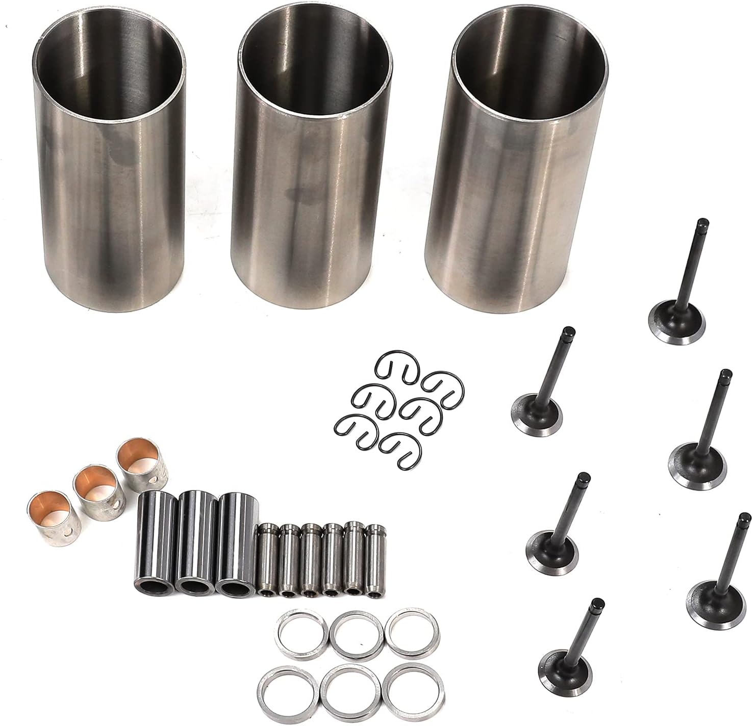 Eoiou Kit de reconstrucción de revisión para Kubota D902 Motor RTV900 RTV900G RTV900R RTV900T RTV900W Vehículo utilitario KX41-3 Excavadora BX25