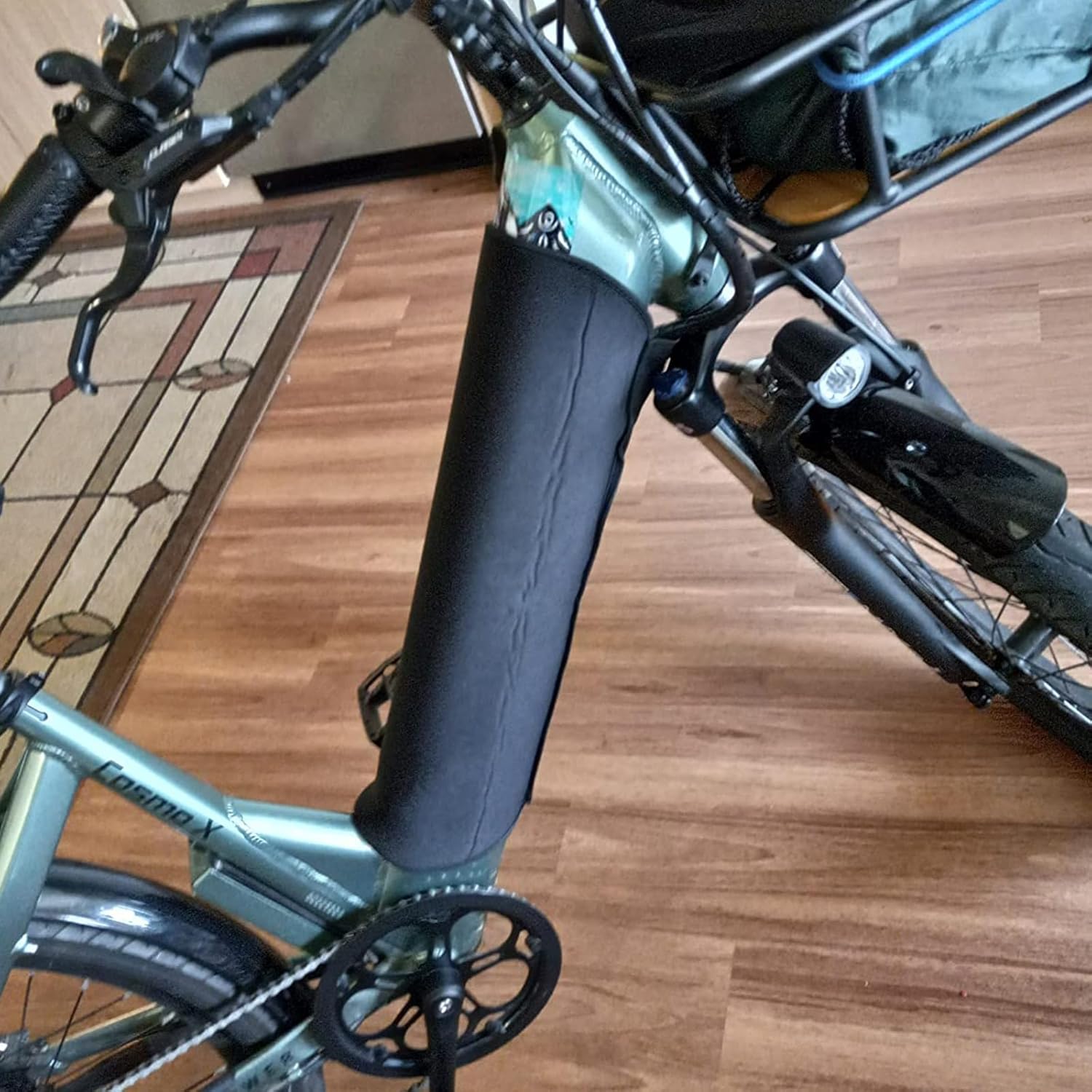 Cubierta de batería de bicicleta eléctrica, cubierta de batería de neopreno para bicicleta eléctrica, cubierta protectora de batería de bicicleta