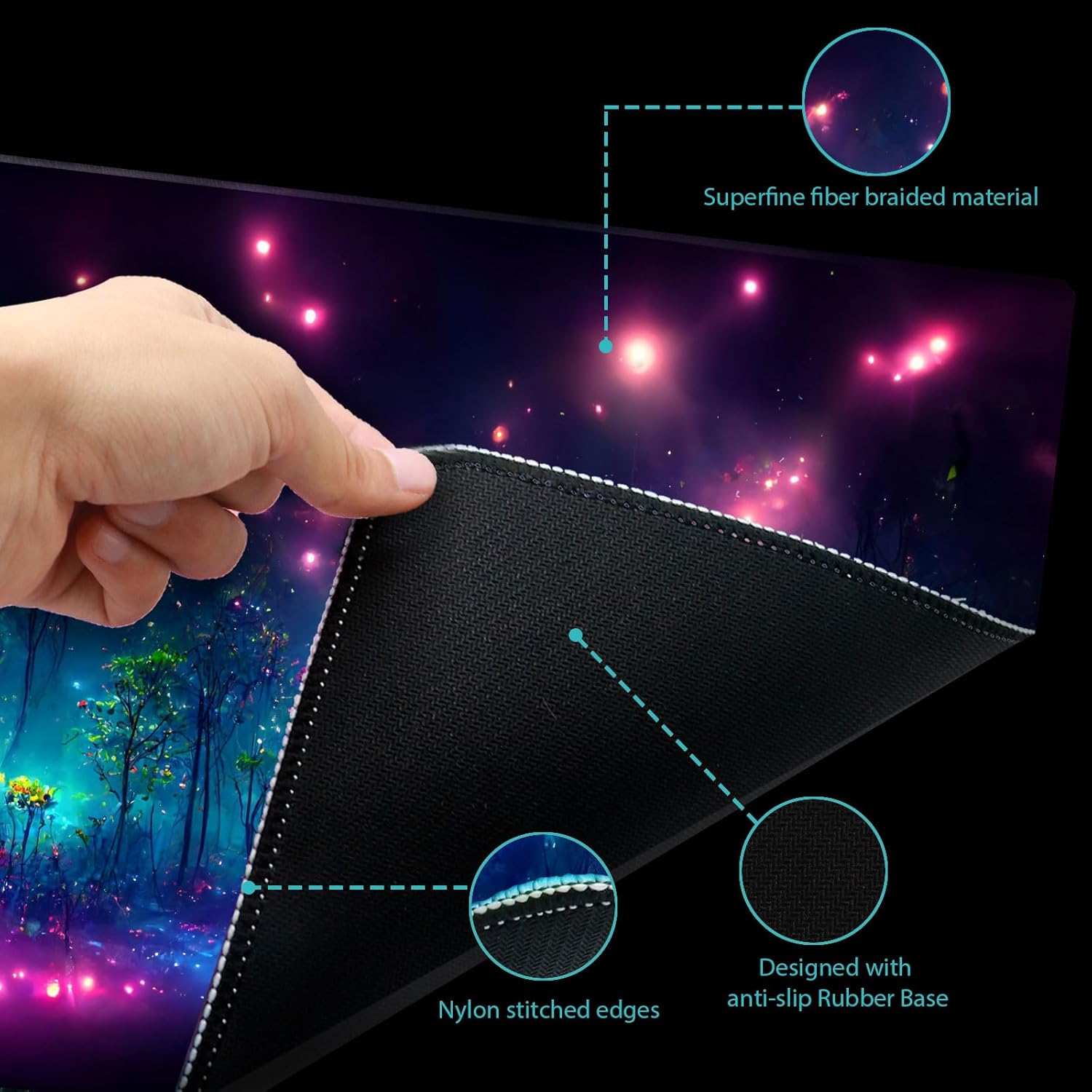 MTG Playmat TCG Playmat PTCG Playmat DND Playmat – Incluye tubo de almacenamiento y 7 dados experiencia de primera calidad y diseño de bloqueo de