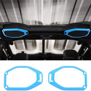 RT-TCZ Para Wrangler JL Top Roof Speaker Cover Trim para Jeep Wrangler JL JLU Gladiator JT 2018-2023 Baby Blue Accesorios interiores 2 unids RT-TCZ Para Wrangler JL Top Roof Speaker Cover Trim para Jeep Wrangler JL JLU Gladiator JT 2018-2023 Baby Blue Accesorios interiores 2 unids