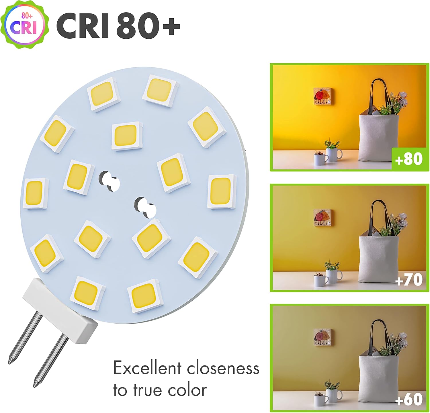 Leisure LED 2 bombillas LED G4 JC de base bi-pin de 2 W, 12 V, CC, 20 W-30 W, T3 bombillas halógenas de repuesto para RV, caravana, remolque,
