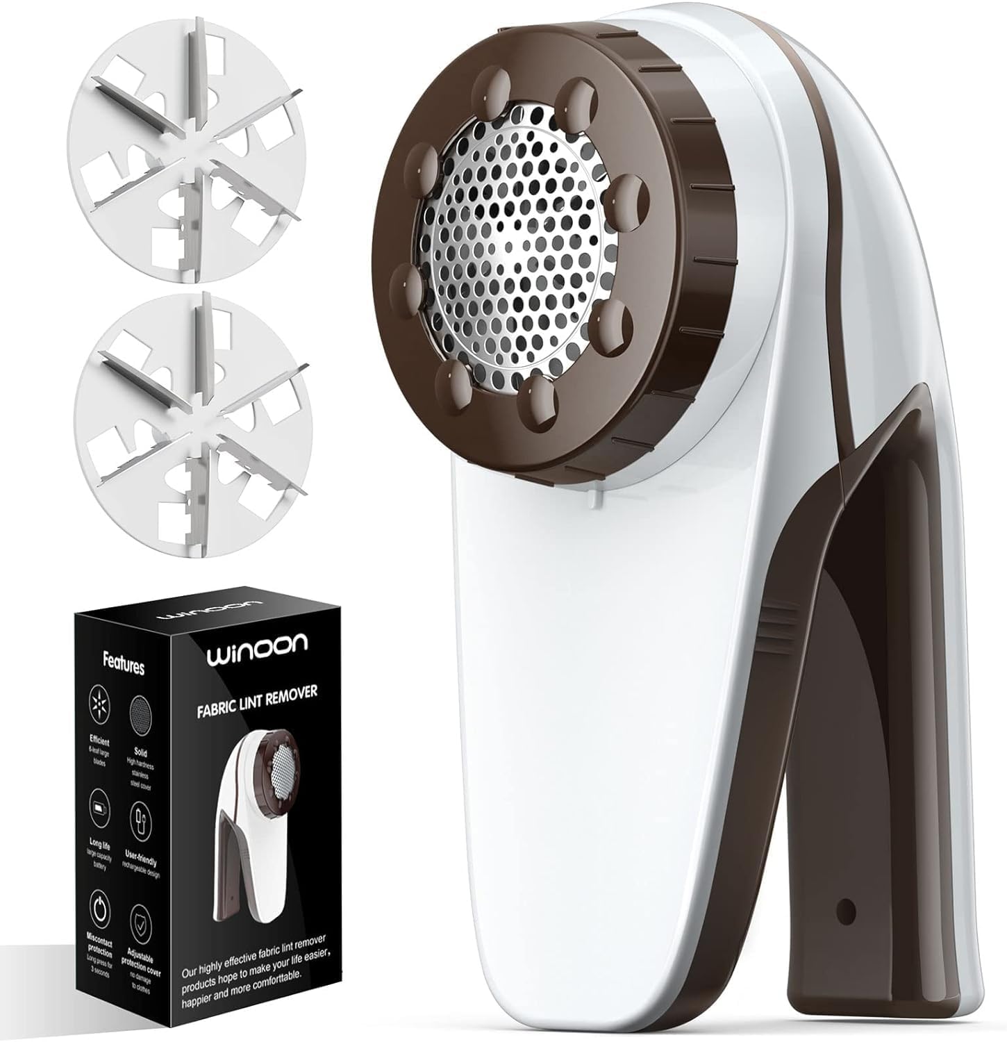 Afeitadora de tela recargable, removedor de pelusa eléctrico para ropa y muebles con USB, afeitadora de pelusa, suéter de afeitar, desfuzzer,
