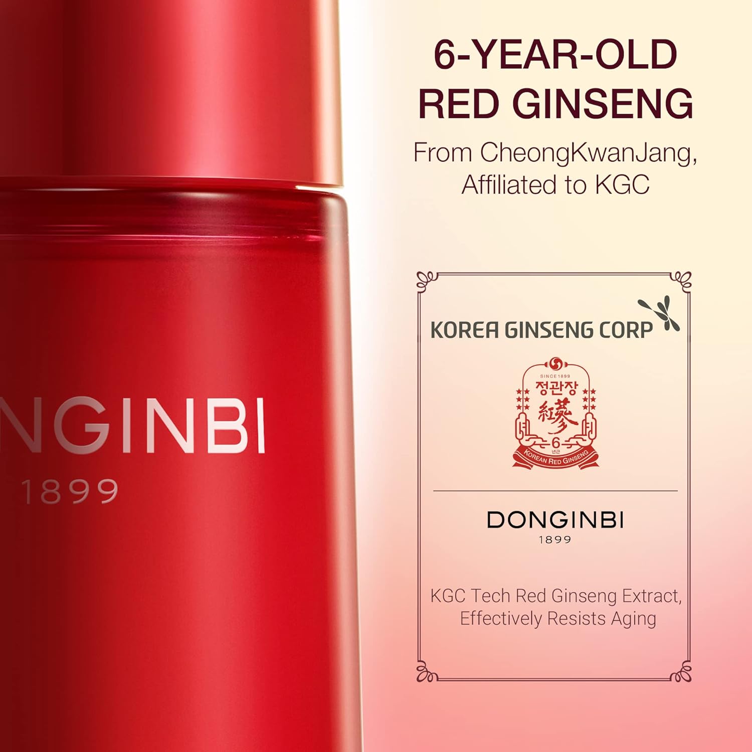 DONGINBI 1899 esencia única (4.06 fl oz) Esencia antienvejecimiento, suero facial hidratante de absorción rápida, productos coreanos para el cuidado