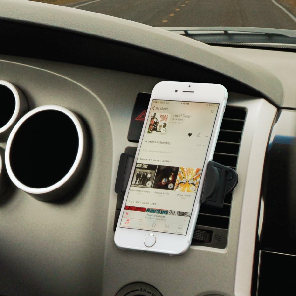 Scosche HVM2 – Soporte universal de ventilación para vehículos, compatible con Apple y Android, rotación de visualización de 360 grados