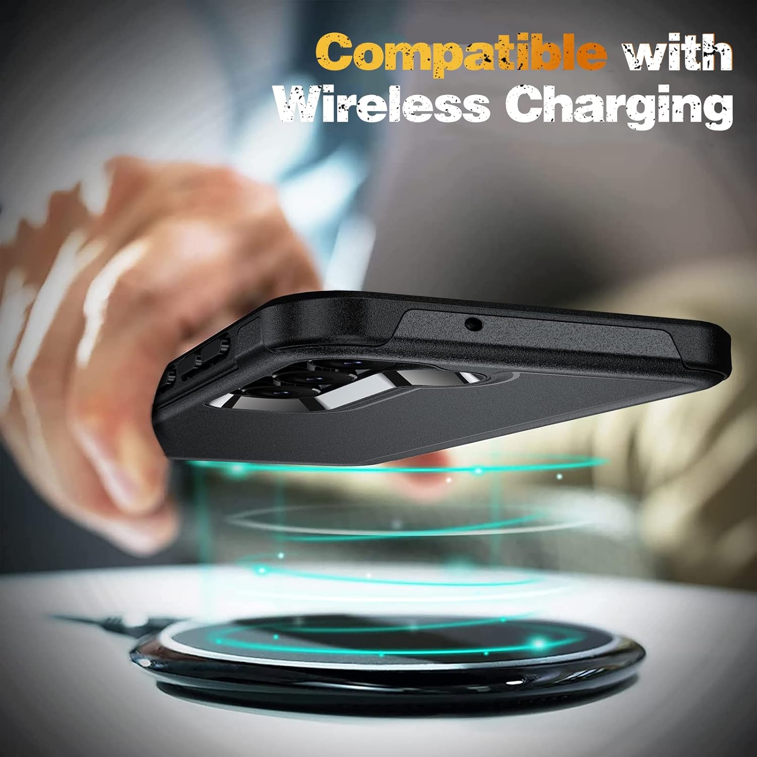 Oneagle Funda para Samsung Galaxy S23, no para S23+ Samsung S23 5G con 1 protector de pantalla y 1 protector de lente Funda resistente a prueba de