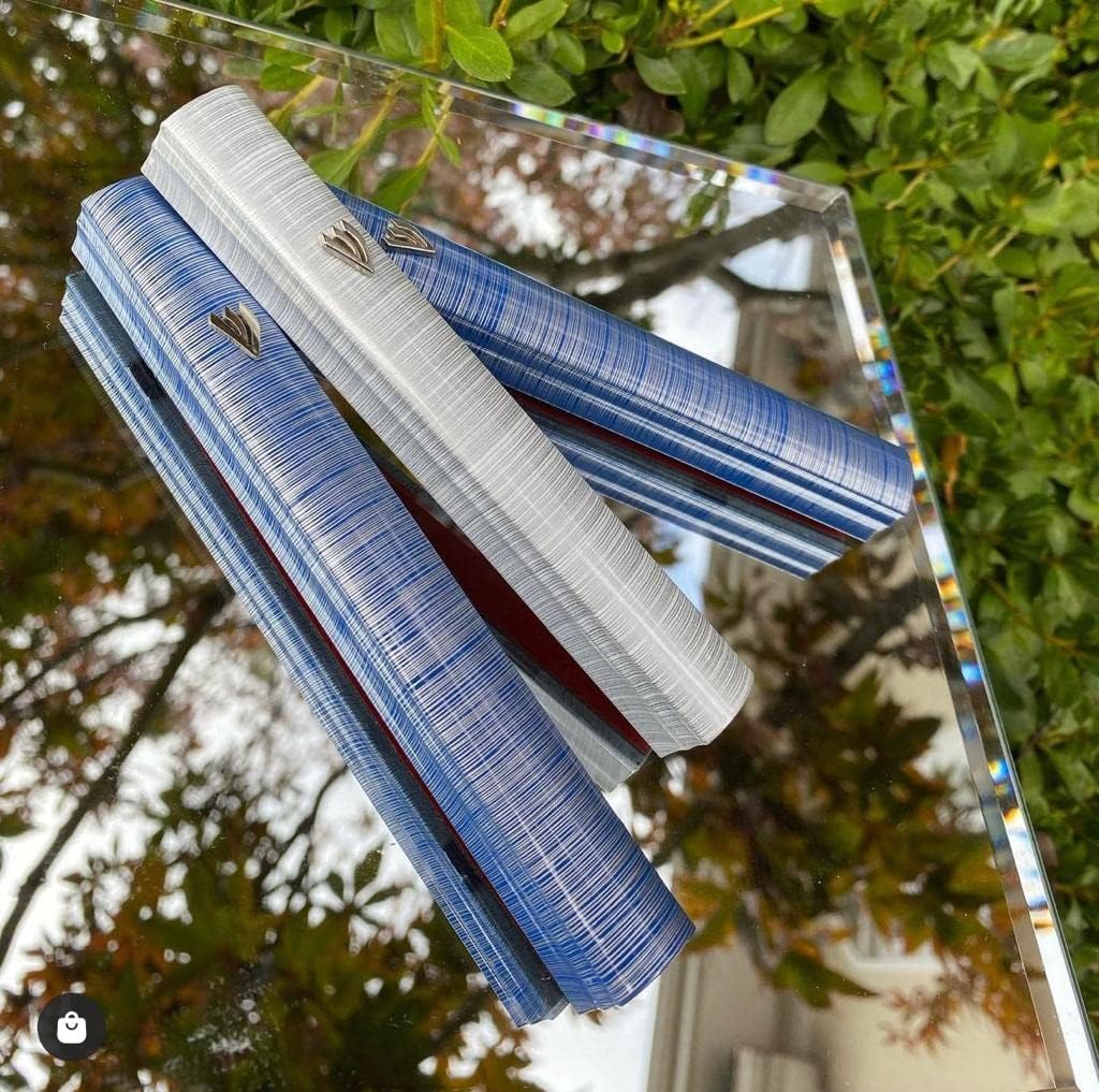 Funda de aluminio para mezuzá con diseño de espinilla pintada en 3D, fácil de despegar y pegar, mezuza de puerta de judaica para pergamino