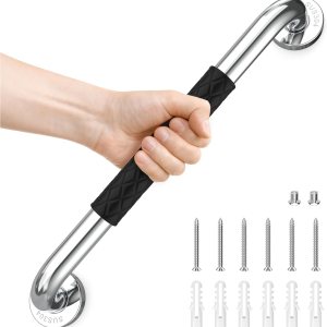 opove Barras de agarre de 16 pulgadas para ducha y baño, asas de ducha antideslizantes para ancianos, personas mayores, discapacitados y mujeres opove Barras de agarre de 16 pulgadas para ducha y baño, asas de ducha antideslizantes para ancianos, personas mayores, discapacitados y mujeres