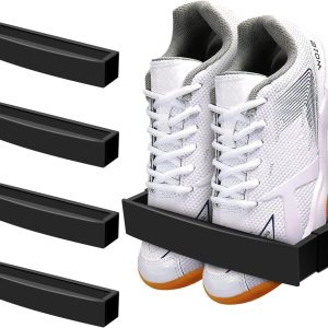 Paquete de 4 zapateros ajustables para montar en la pared, organizador de almacenamiento de plástico para zapatos, almacenamiento de RV, ganchos de Paquete de 4 zapateros ajustables para montar en la pared, organizador de almacenamiento de plástico para zapatos, almacenamiento de RV, ganchos de