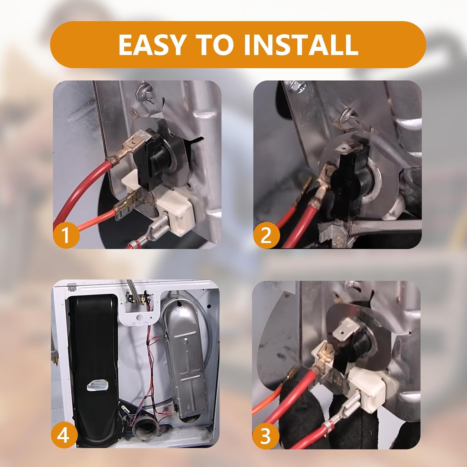 3977767 Parte de repuesto para termostato de secadora de Gattaidar compatible con secadora Kenmore Whirlpool que reemplaza WP3977767VP 3399693