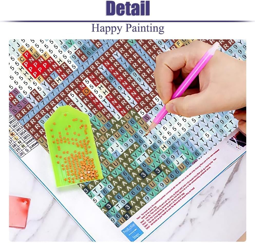 EIBEILI Kits de pintura de diamantes para adultos, astronauta en la luna, kit de arte de diamantes 5D para niños principiantes, kit de manualidades