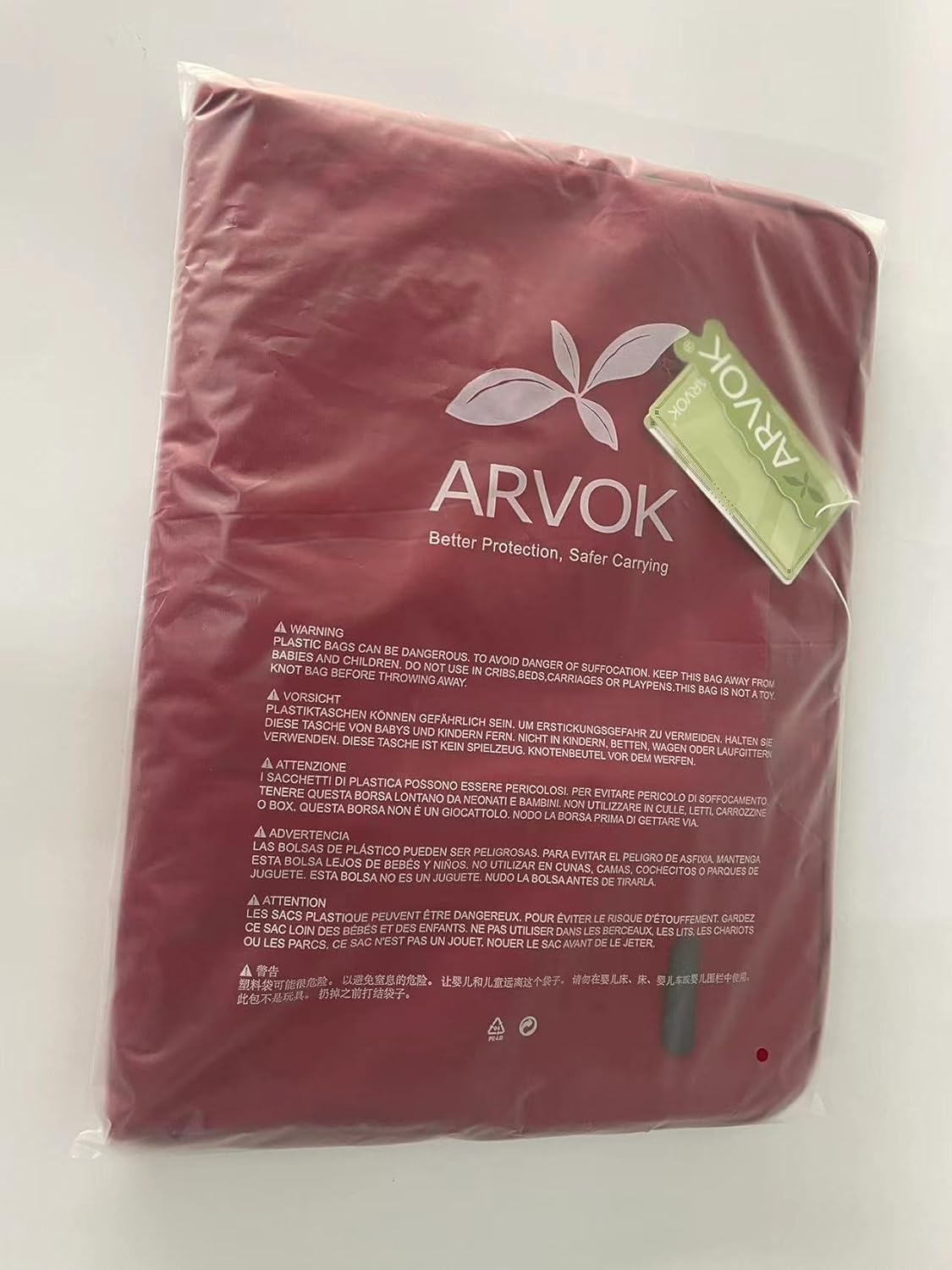 ARVOK Funda resistente al agua del ordenador portátil de la tela de la lona con la bolsa de transporte de la manija para HPDellLenovoA susAcerSamsung